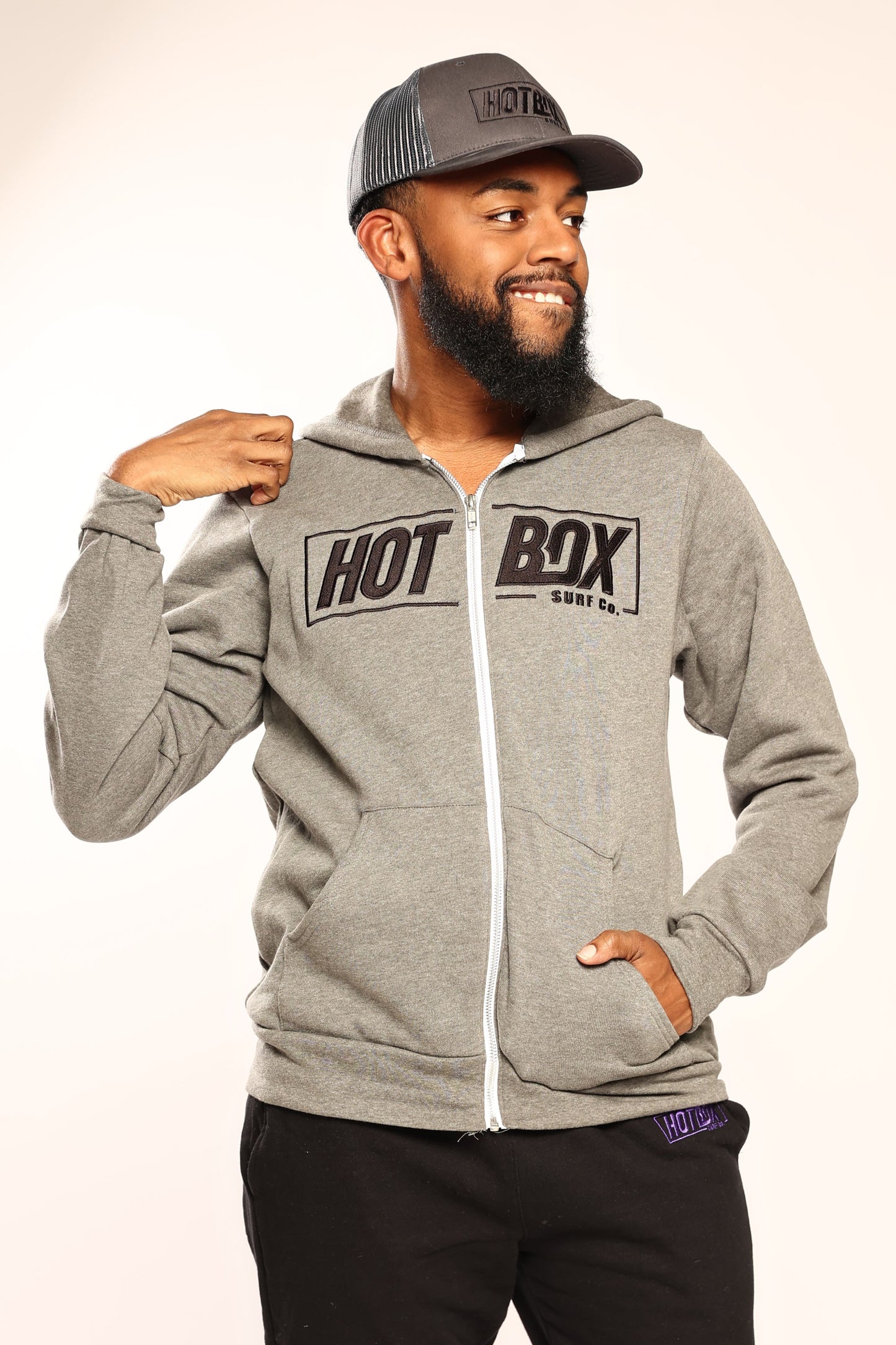 HotBox Signature Front Zip Hoodie