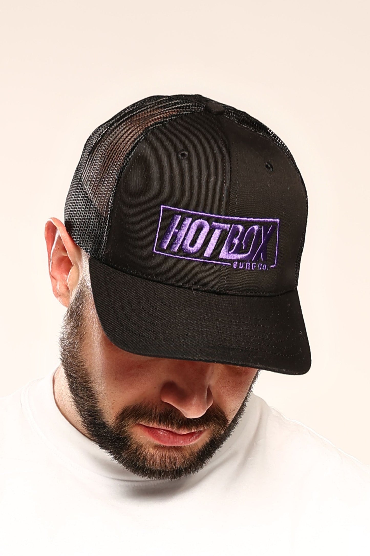HotBox Embroidered Logo Trucker Baseball Cap