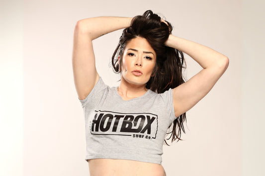 HoxBox Big Logo Signature  Women's Crop T-Shirt