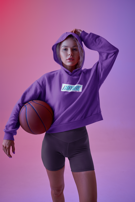 HotBox Women's Classic Logo Cropped Hoodie