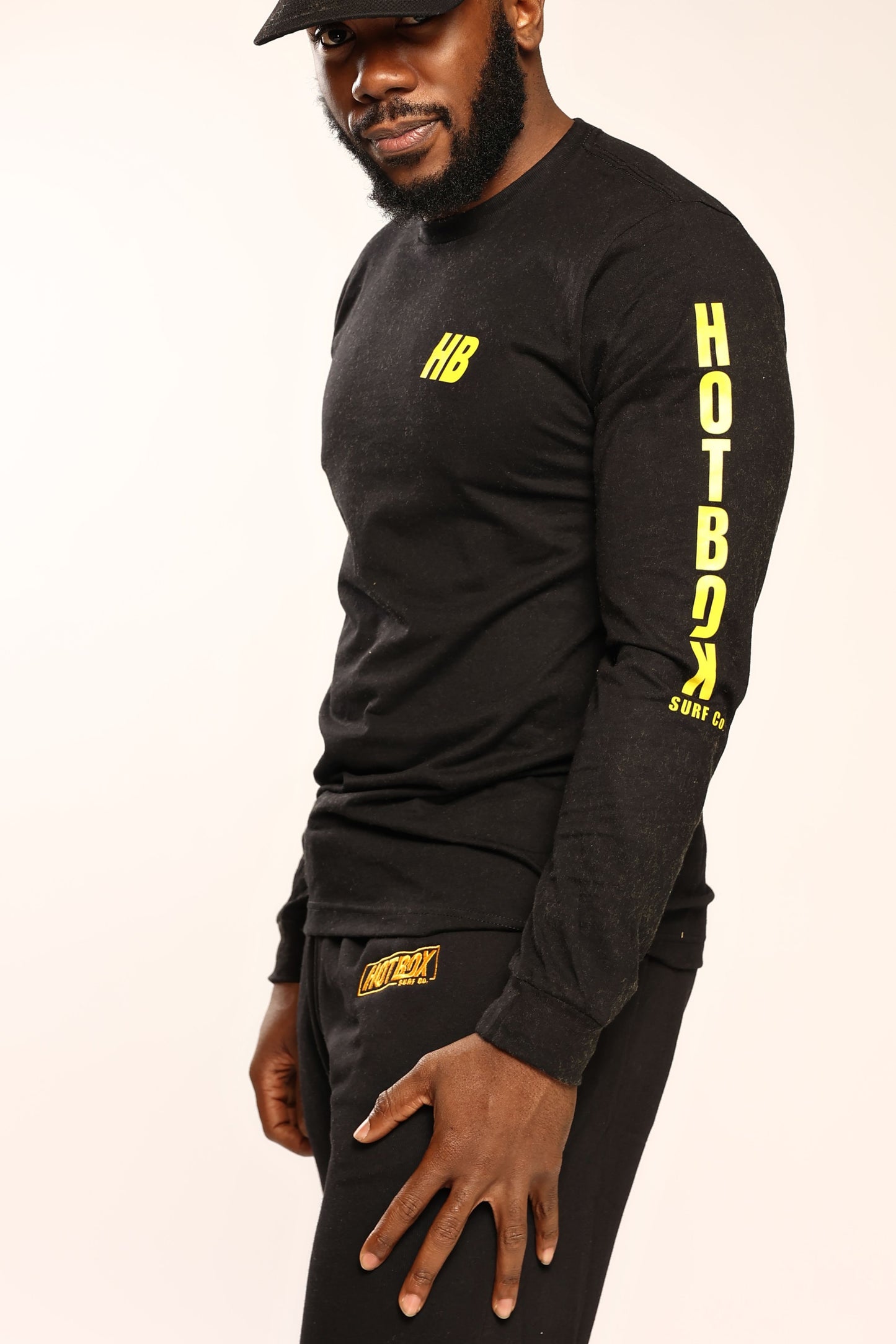 HotBox HB Monogram Long Sleeve Tee