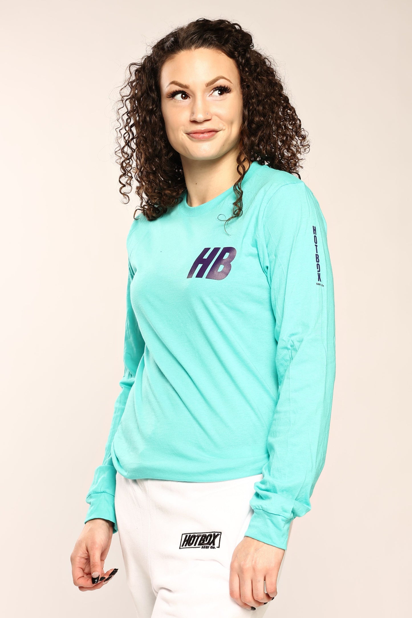 HotBox HB Monogram Long Sleeve Tee