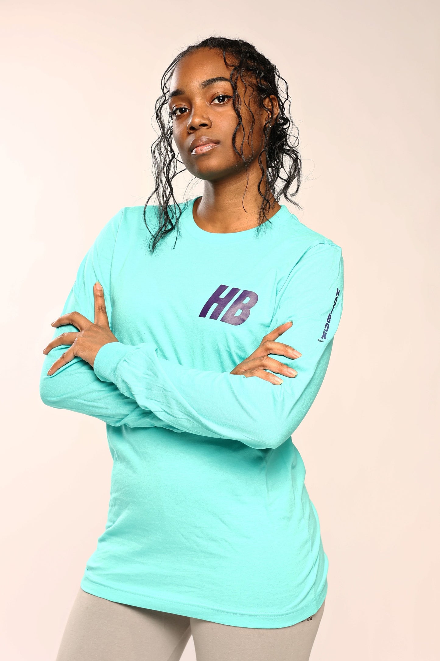 HotBox HB Monogram Long Sleeve Tee