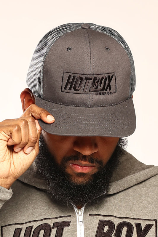 HotBox Embroidered Logo Trucker Baseball Cap