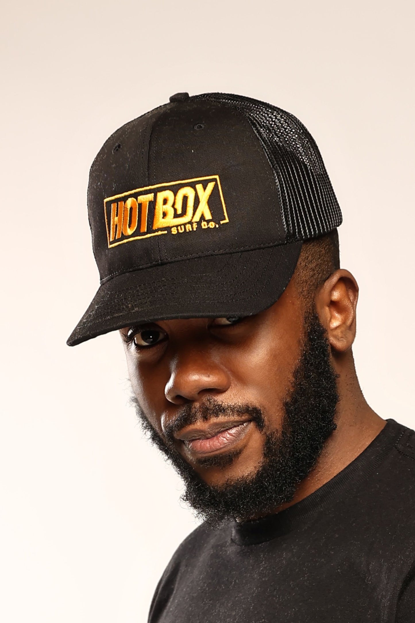 HotBox Embroidered Logo Trucker Baseball Cap
