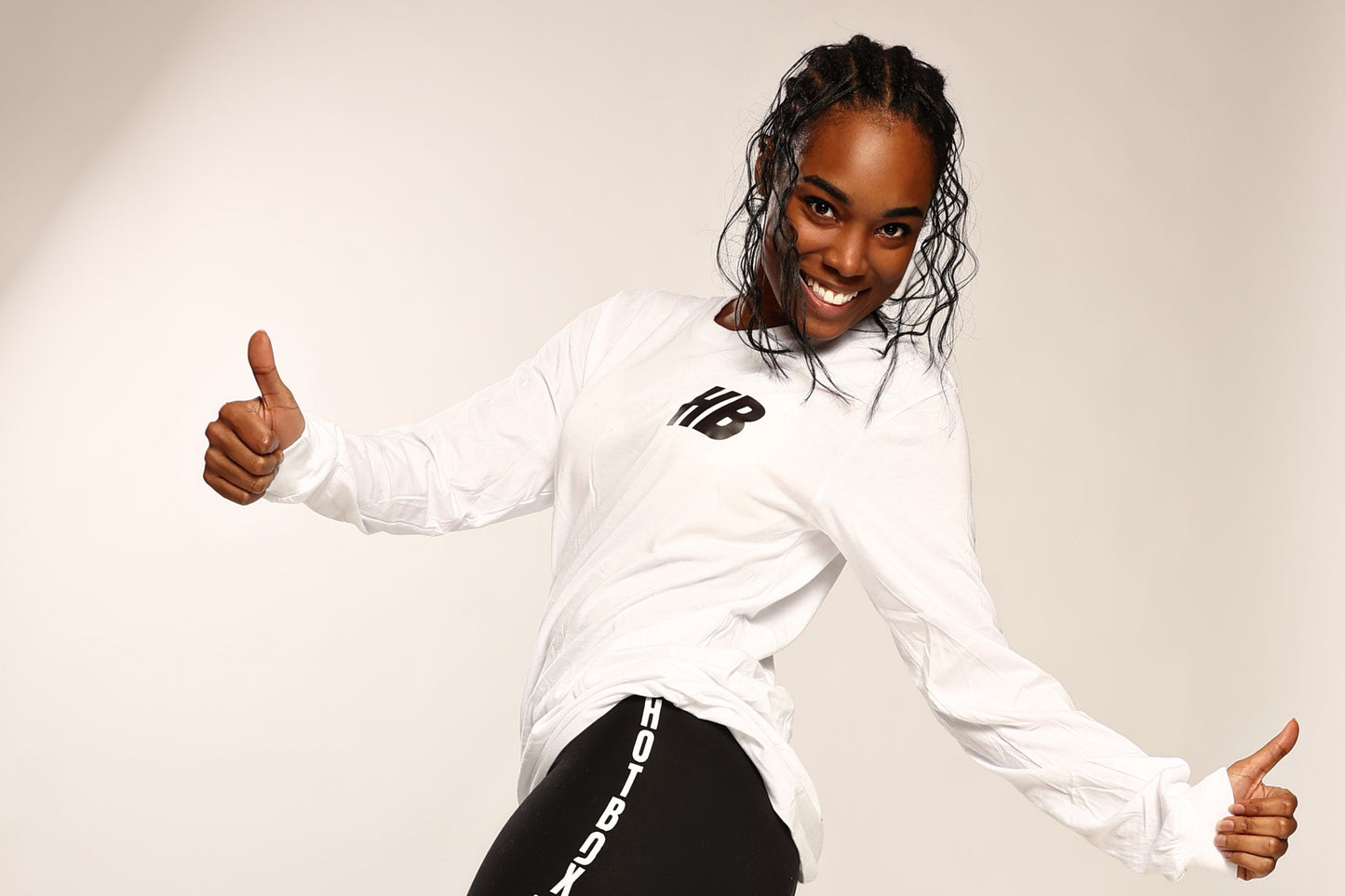 HotBox HB Monogram Long Sleeve Tee