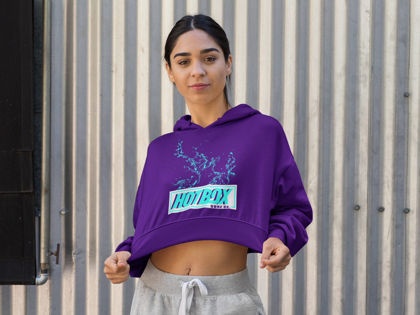 HotBox Big Splash Women's Cropped Hoodie